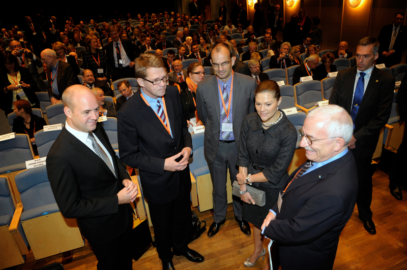 Fredrik Reinfeldt, Matti Vanhanen, Christian Ketels, H.R.H. Crown Princess Victoria and Uffe Ellemann-Jensen