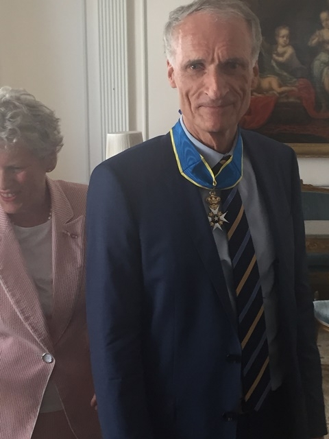 Bertel Haarder modtog den kongelige svenske Nordstjerneorden