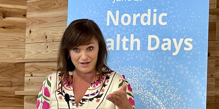 Sundhedsminister Sofie Løhde på EXPO 2025