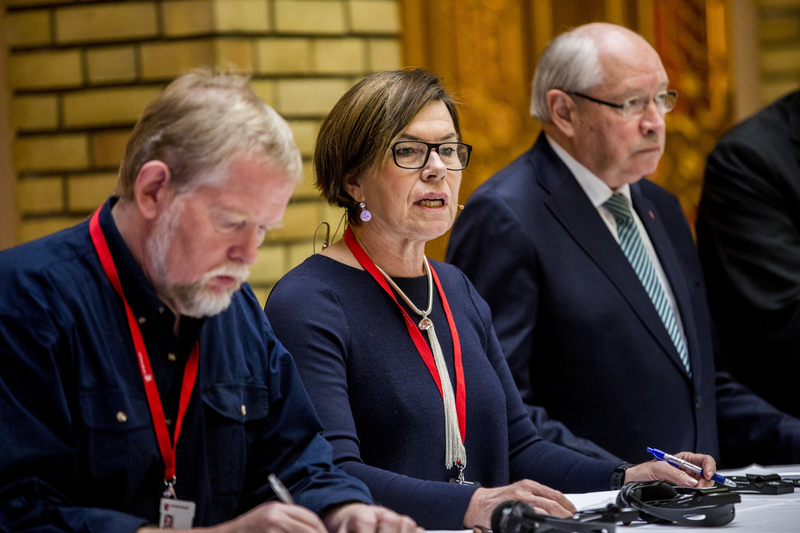Britt Lundberg, Pressekonference i Vandrehallen, Nordisk Råds Session 2018