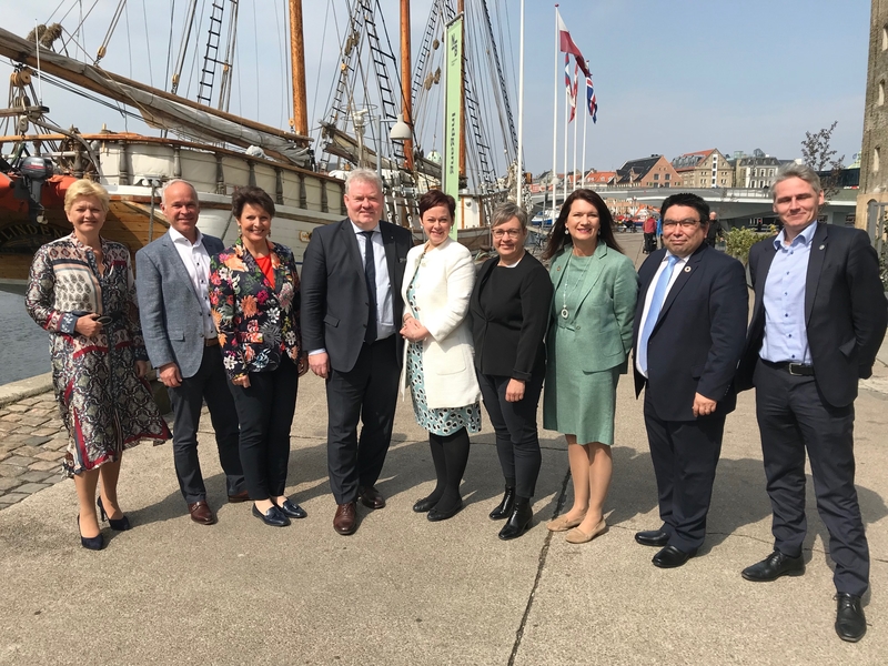De nordiske samarbejdsministre, april 2019