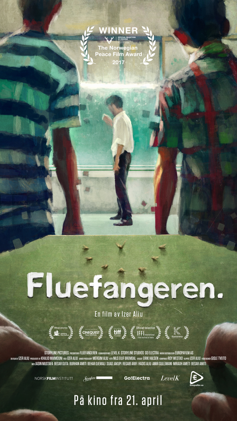 Filmplakat: "Fluefangeren" (Norge)