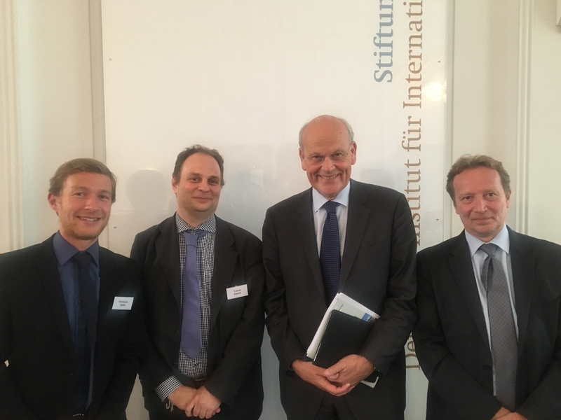 Nordiska rådets president Michael Tetzschner och Nordiska ministerrådets stabschef Kenneth Broman deltog i en tysk-nordisk konferens i Berlin den 27 september.