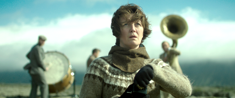 Billede fra "Woman at War" (Island) - Halldóra Geirharðsdóttir