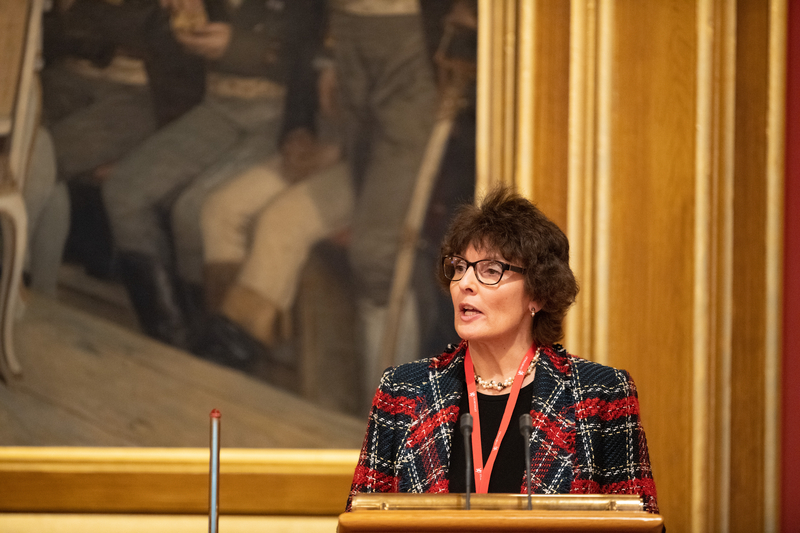 Anne Berner, Finlands samarbejdsminister, taler i Stortinget, Nordisk Råds Session 2018