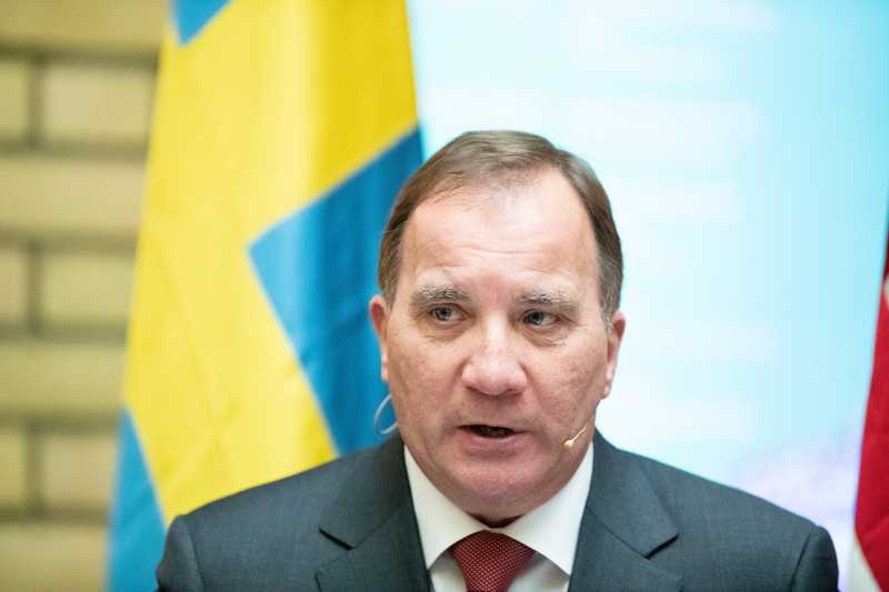 Stefan Löfven taler til statsministrenes pressekonference, Nordisk Råds Session 2018
