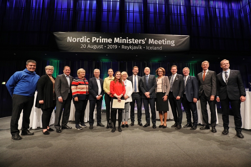 De nordiske statsministre Reykjavik 2019