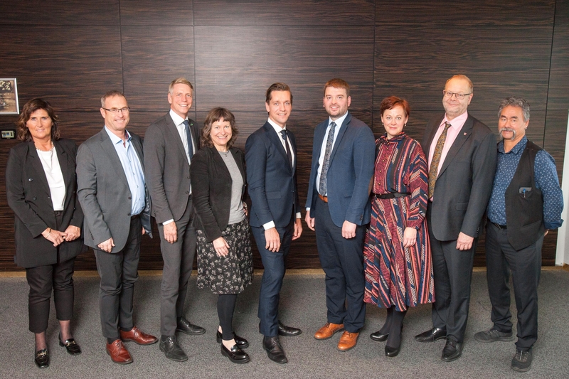 Nordiska bo- byggministrar möttes i Reykjavik den 10 oktober 2019.