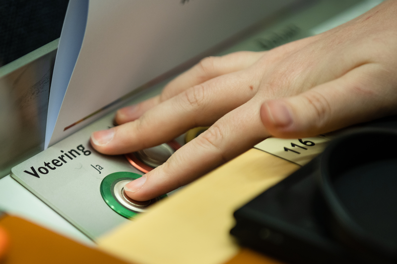 Votering vid Nordiska rådets session i Stockholm