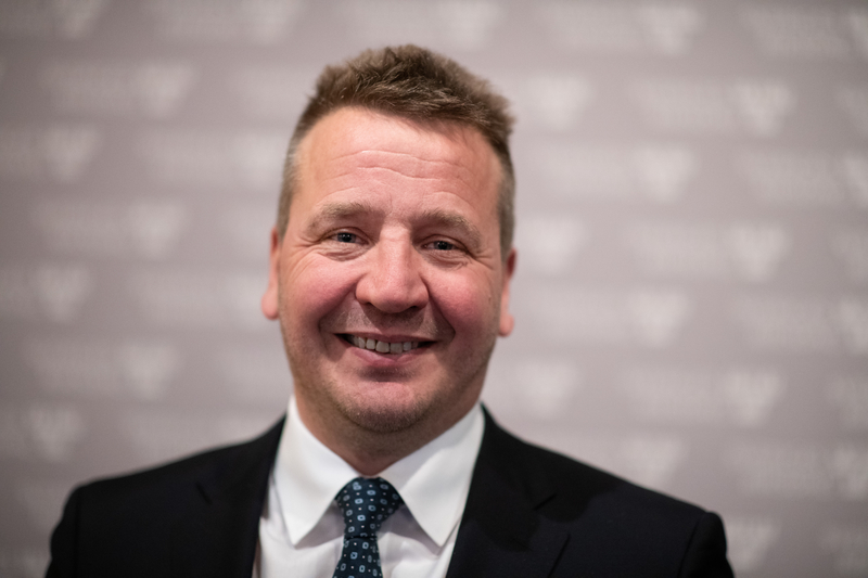 Guðlaugur Þór Þórðarson, Islands utrikesminister, vid Nordiska rådets session i Stockholm 2019