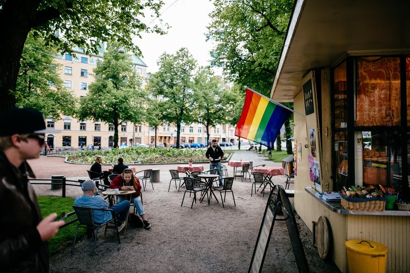 Gay friendly cafe