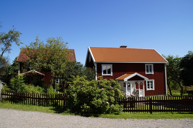 Hus i Sverige.