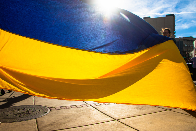 Den ryska invasionen av Ukraina 2022.