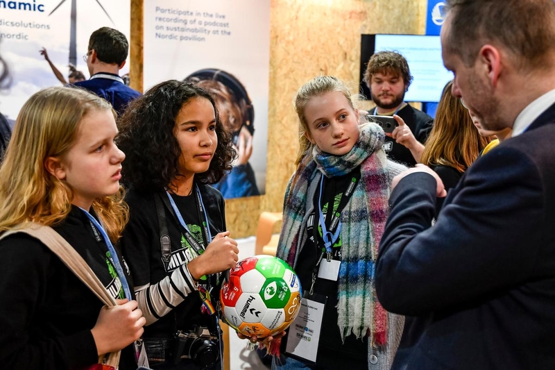 Unga deltar på COP24 2018 in Katowice, Poland