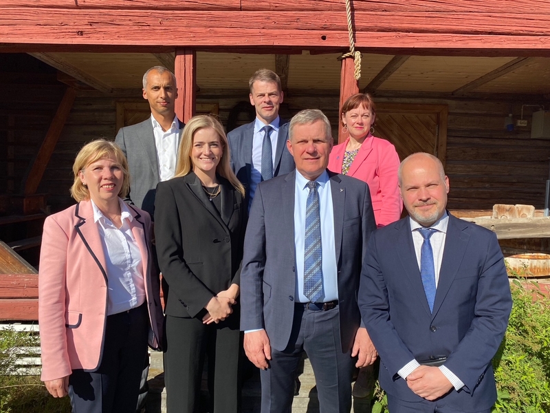 Justitieministrarnas möte i Finnskogen i Norge