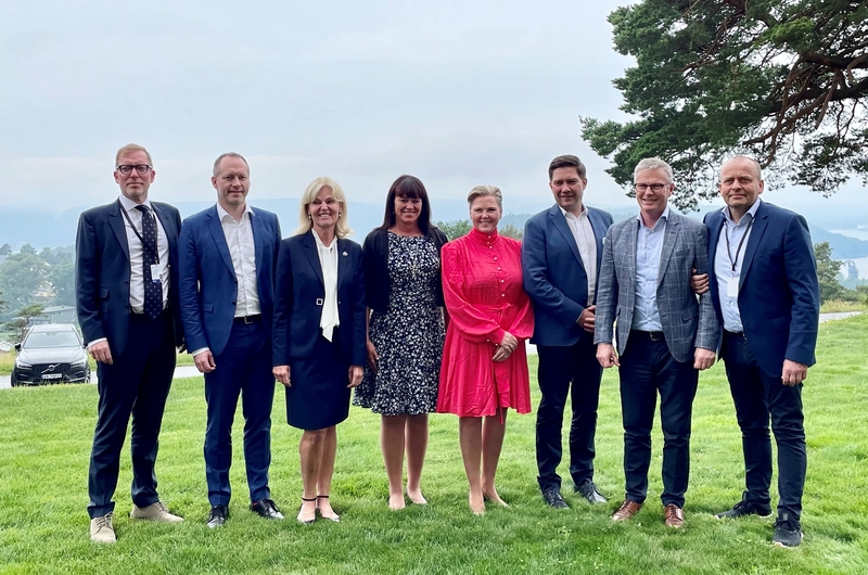 Nordiska samarbetsministrarna i Halden 2022.