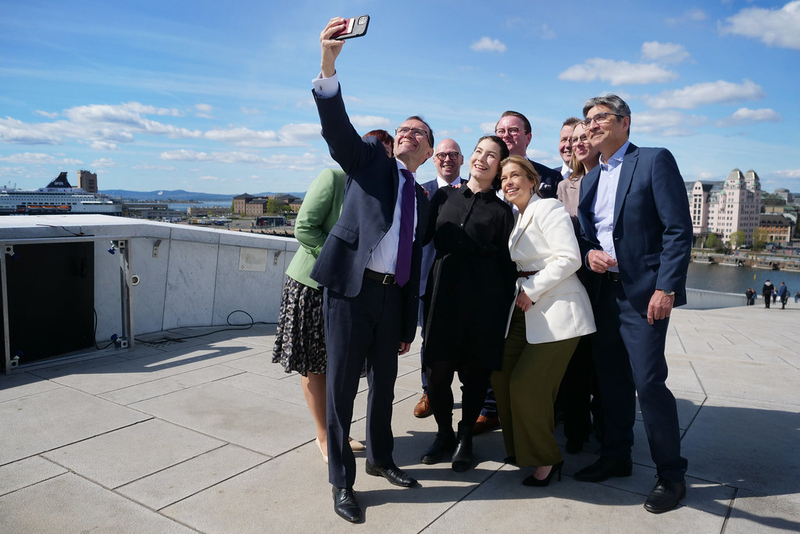 Selfie i Oslo