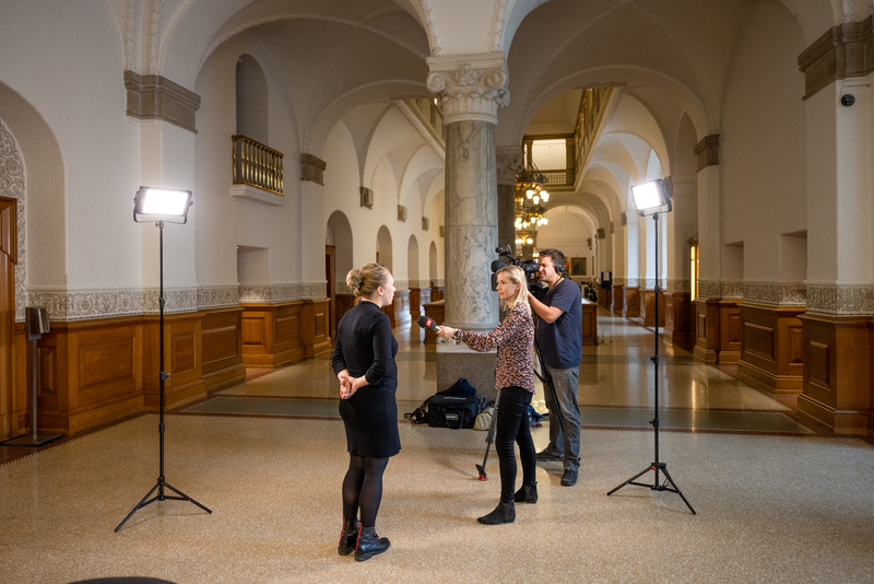 Videointervju under Nordiska rådets session i Köpenhamn, 2021