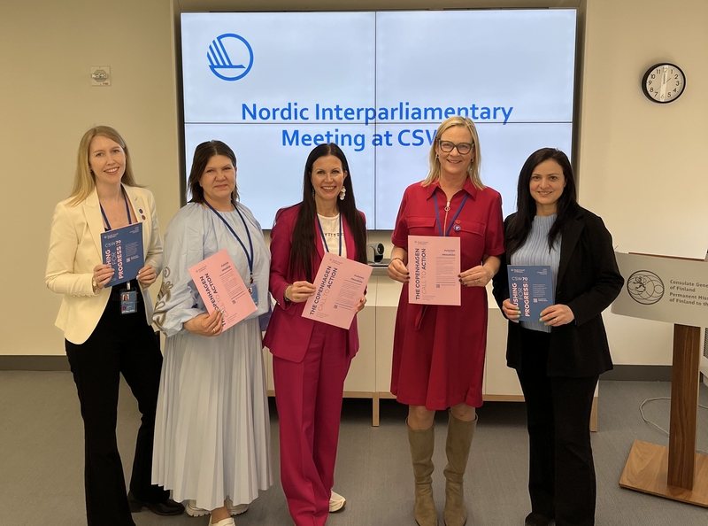 Interparlamentarisk møte med nordiske parlamentarikere på CSW - Nordisk råd