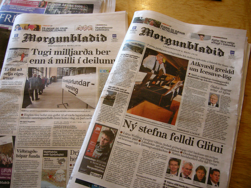 Islandske aviser