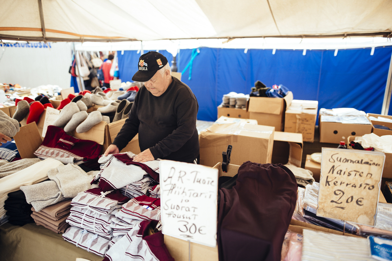 Udendørs marked i Kristinestad