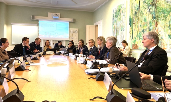 Utskottet för ett hållbart Norden håller möte i Stockholm februari 2024.
