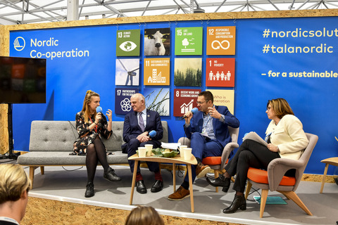 Podcast recording at COP24. How can we eat our way to a green and healthy future?