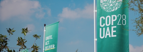 COP28 banners