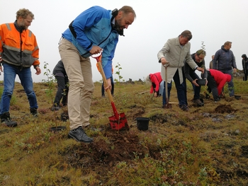 Nordiska jordbruksministrar planterar träd