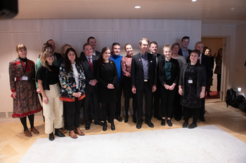 De nordiska statsministrarna träffar ungdommsrepresentanter vid Nordiska rådets session i Stockholm 2019