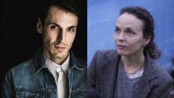 Pajtim Statovci och Guðrún Eva Mínervudóttir