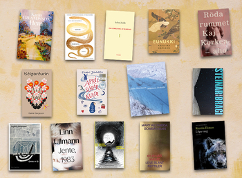 Litteraturpris 2022 - collage med forsider