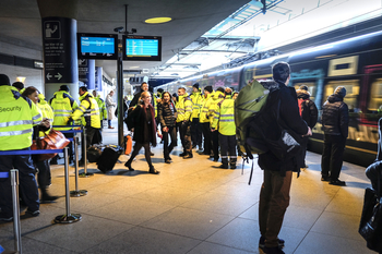 Gränskontroller i Katstrup.