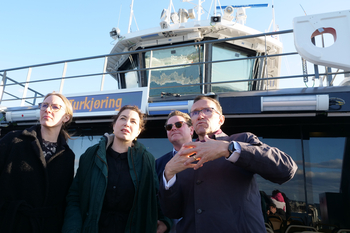 Miljøministre på elfærge i Oslo