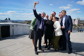 Selfie i Oslo