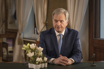 Finlands president Sauli Niinistö.