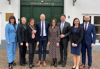 Samarbejdsministre ved møde i Nordens Hus, januar 2023