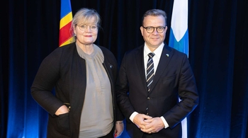 Petteri Orpo och Katrin Sjögren