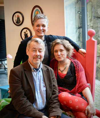 Áslaug Jónsdóttir, Kalle Güettler og Rakel Helmsdal