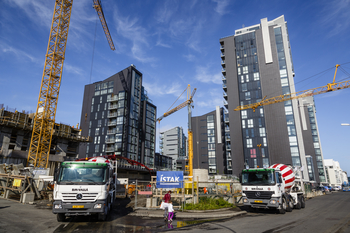 Byggeplads i Reykjavik