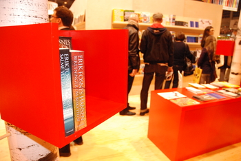 Den nordiske paviljongen på Salon du Livre i Paris
