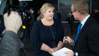 Erna Solberg interview af Matts Lindqvist