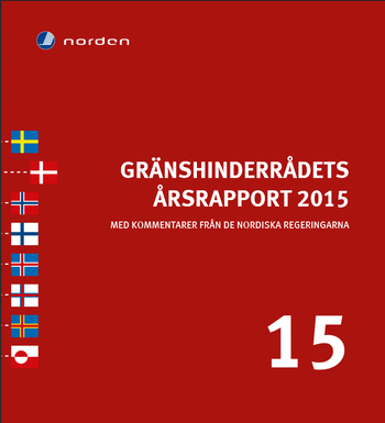 Gränshinderrådets Årsrapport 2015