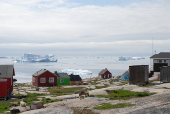 Utsikt fra Oqaatsut, Grønland