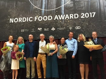 Vinnarna av matpriset Embla 2017